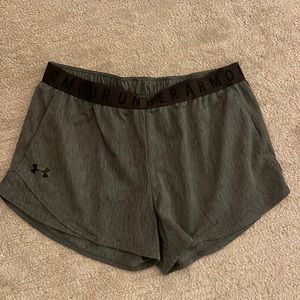 Grey under armour shorts